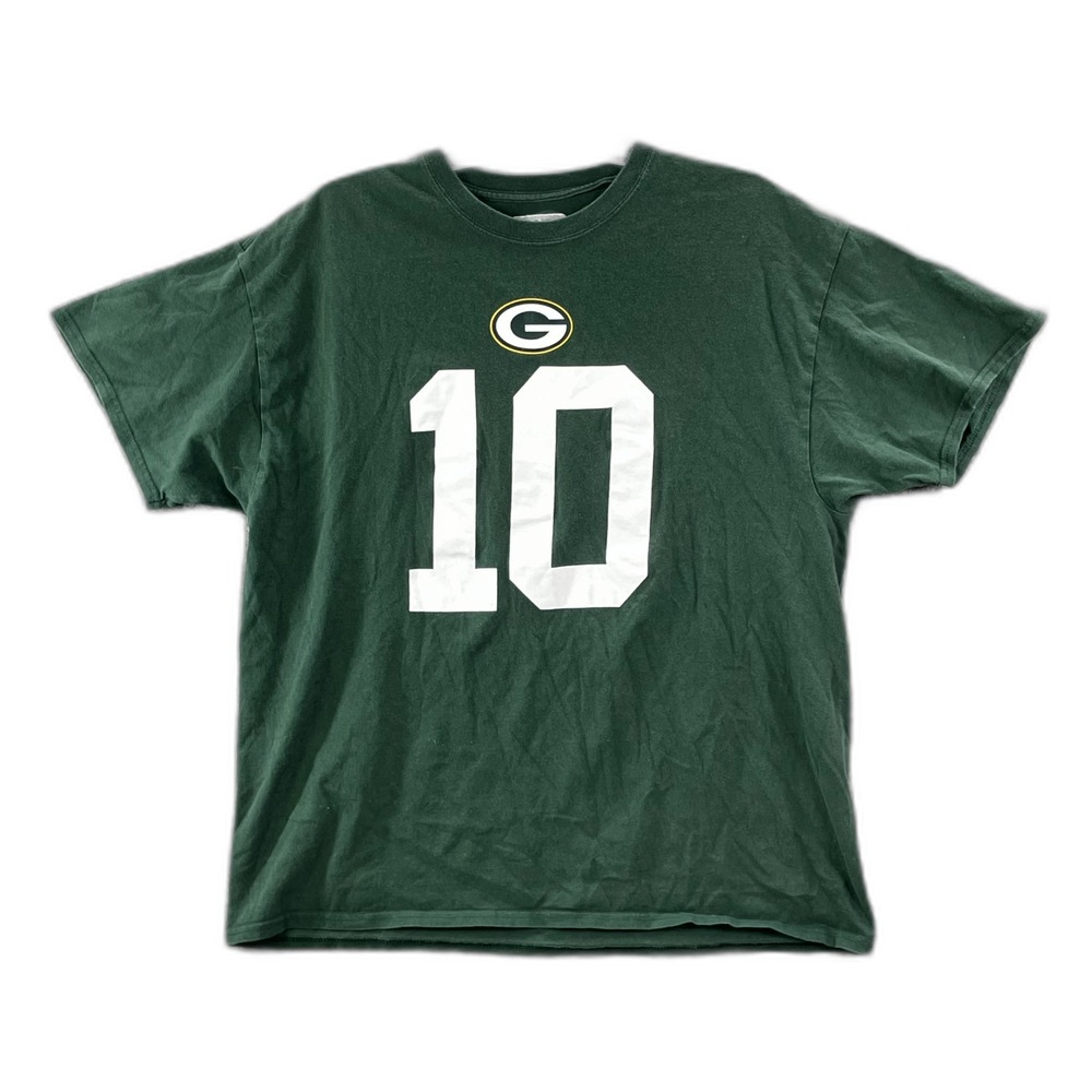 Green Bay Packers T Shirt Mens XL Jordan Love #10 NFL Football Sports Athletic